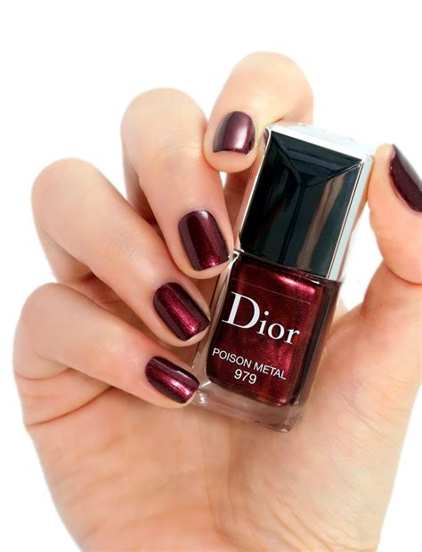 dior poison metal nail polish review 